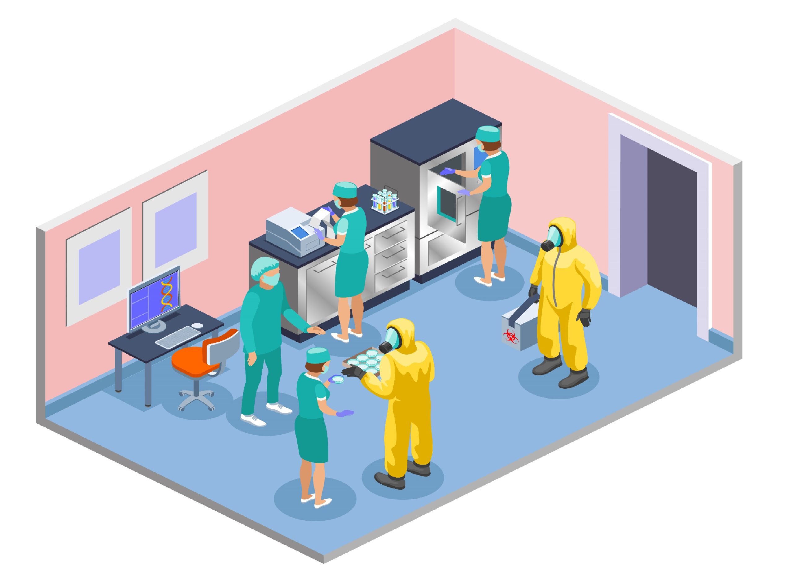 microbiology isometric composition